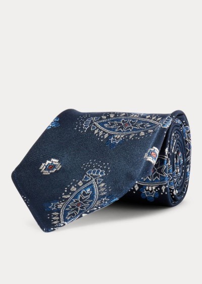 Men's Ralph Lauren Handmade Silk Jacquard Ties | 951380RVE